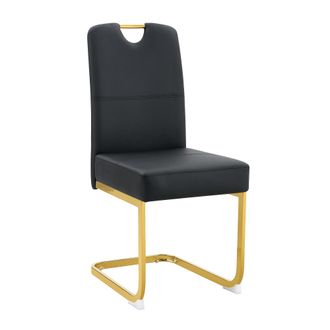 STILVORA Stilvora Sedia Da Ufficio Ergonomica Con Poggiapiedi E Supporto Lombare Ad Aria, Pelle, Nero