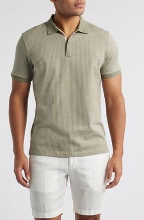 Robert Barakett Whistler Half Zip Polo in Pastel Olive at Nordstrom Rack, Size X-Large