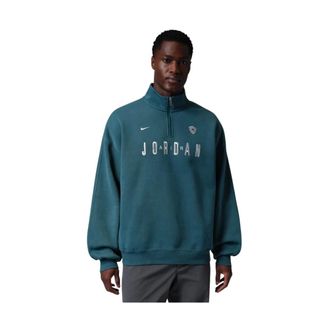 Nike Jordan Flight Graphic Fleece 1/4-Zip - - Sport - Uomo - Blu - L