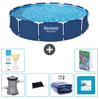 Bestway Piscina Bestway Steel Pro Redonda - 396x84 Cm - 7-piezas S340