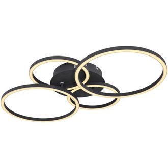 Globo Lighting plafoniera - Kendy - nero - metallo - led - 67233-40S