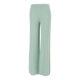 KANGRA Palazzo Trousers - female - Kangra - Straight Trousers - Green - XS - Trousers