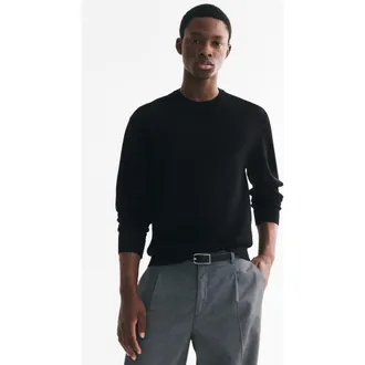 H&M Regular-fit Fine-knit Sweater in Black at Nordstrom, Size Xx-Large