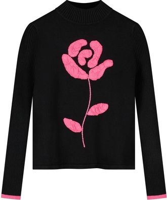 Fab By Fabienne Chapot Courtney Rose Pullover - Dames - Coltruien - Zwart - M - Polyester - Truien & Vesten