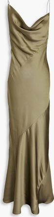 オールインワン・サロペット Philosophy Di Lorenzo Serafini Light Beige Maxi Dress With Philosophy Di Lorenzo Serafini Satin Maxi Dress | Yellow