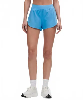 lululemon Fast And Free High Rise Split Short In Ocean Wave