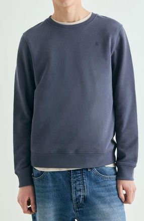 Scalpers Wash Embroidered Sweatshirt in Navy at Nordstrom, Size X-Small