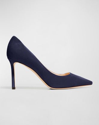 Jimmy Choo London Romy Suede 85mm Pump