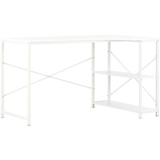 vidaXL Computer Desk White 120x72x70 cm Vidaxl