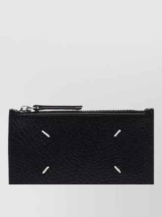 Maison Margiela leather zip card holder