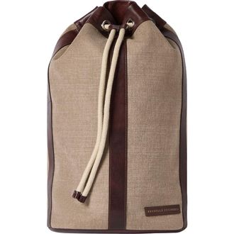Brunello Cucinelli Water-resistant drawstring backpack in Leather at Nordstrom