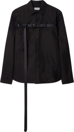 Off-white buckled cotton shirt - men - Cotton - M - Black