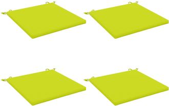 vidaXL Cojines De Asiento De 4 Piezas Soest 4 Uds. 100% Poli&eacute;ster Vidaxl