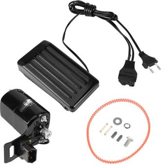 OEM Motor Dom&eacute;stico Para M&aacute;quina De Coser Ccw Antigua, Control De Pedal, Conjunto De Correa De Escobillas De Carb&oacute;n