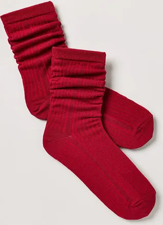 Stems Cotton Cashmere Crew Socks