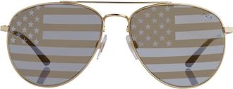Ralph Lauren Pilotenzonnebril - Heren - Accessoires - Geel - Maat: ONE Size