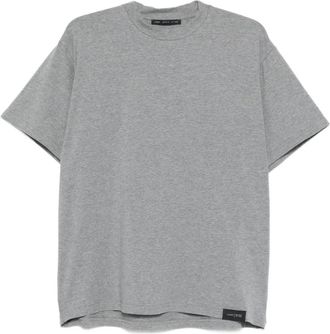 low brand short-sleeved crew-neck T-shirt - Grey