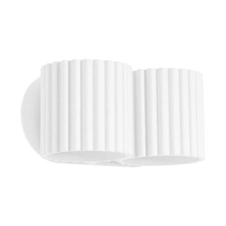 Sollux Lighting Aplique de pared blanco aluminio alt. 10 cm