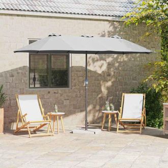 vidaXL Parasol De Jard&iacute;n Arena 370 X 197 X 239 Cm Vidaxl
