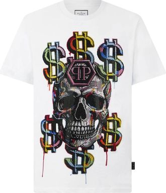 Philipp Plein T-Shirts - Heren - T-shirts - Wit - XL - Tops