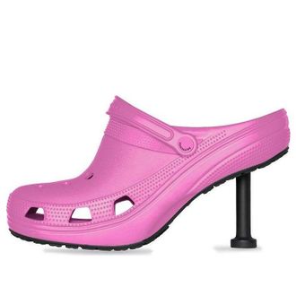 Balenciaga (WMNS) Balenciaga Madame 80MM x Crocs Pink 677390W1S8E5300