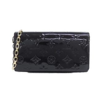 Louis Vuitton Vernis Amarante Leather Chain/Shoulder Wallet (Pre-Owned)