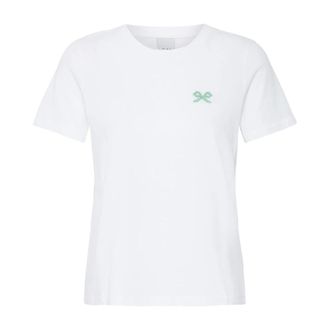 Ichi Ichi - Cella T-shirt - Dames - Tops - Wit - Maat: S