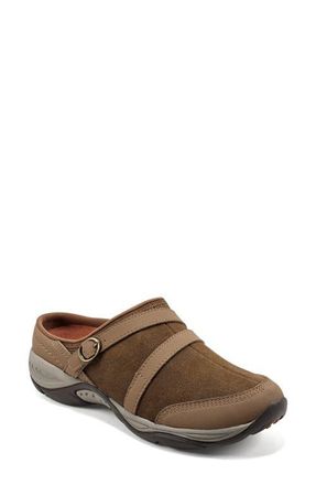 Easy Spirit Equinox Clog in Light Brown Suede at Nordstrom, Size 6.5