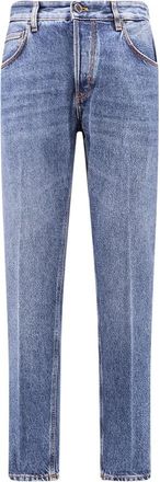 Pantaloni Torino Rechte Jeans - Heren - Regular Fit Jeans - Blauw - W40 - Katoen - Jeans