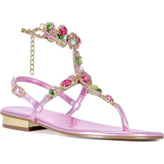 Azalea Wang Marinella Sandal in Pink at Nordstrom, Size 10