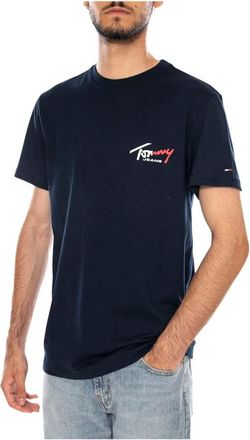 Tommy Hilfiger Hombre, Camisetas, Azul, Talla: S