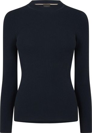 HUGO BOSS Febisan gebreid sweatshirt voor dames (Blauw)