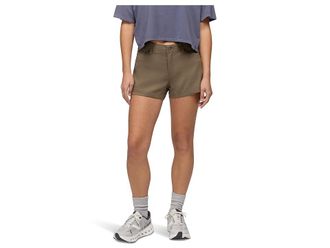 Prana Stretch Zion Halle Short Womens Shorts Mud : 12 3, Elastane/Nylon