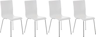 Clp Clp - Set 4 Sedie Visitatore Pepe Bianco