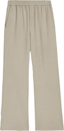 Ami Ami de Coeur wide-leg trousers - men - Viscose/Virgin Wool - M - Neutrals