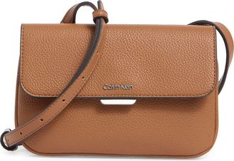 Calvin Klein Arya Crossbody Bag in Caramel at Nordstrom Rack