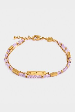 Katie Loxton Birthstone Bracelet February in Amethyst at Nordstrom