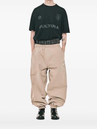 Cultura logo-print cotton T-shirt - men - Cotton - M - Black