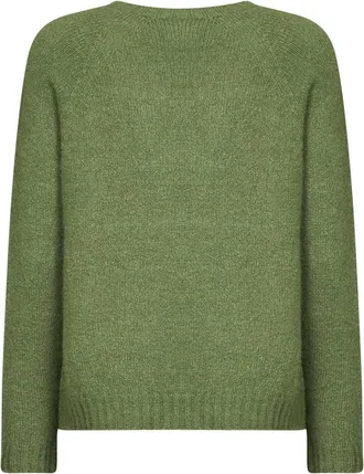 Max Mara Womens Sweater Wkdghiacci Pistachio Alpaca Blend Green