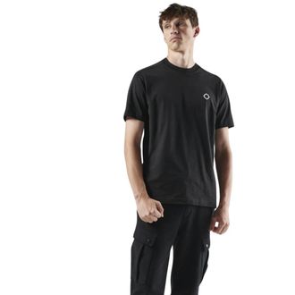 Mastrum T-Shirts, male, Black, L, Icon Tee Black Short Sleeve Cotton