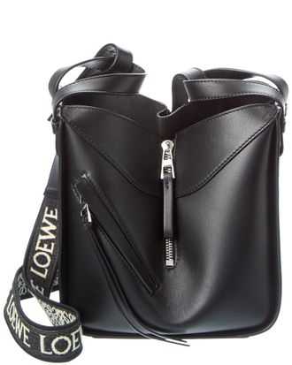 Loewe Compact Hammock Satin Leather Tote