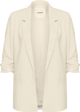 Soaked In Luxury Blazer - - Jackets - Donna - Beige - M