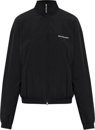 Balenciaga Giacca con logo ricamato - Nero