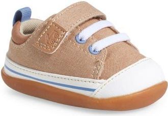 See Kai Run Kids Stevie Mini Sneaker in Khaki at Nordstrom, Size 4.5