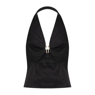 Cult Gaia Sleeveless Tops, female, Black, Size: 3XS Elorae Top