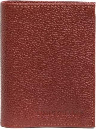 Longchamp Le Foulonne Card Holder in Chestnut at Nordstrom Rack