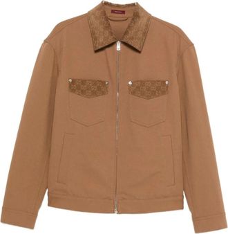 Gucci Light Jackets, male, Brown, Size: S Gucci Jackets Camel