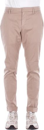 Dondup Slim-fit Broeken - Heren - Slim Fit Broeken - Beige - W36 - Katoen - Broeken