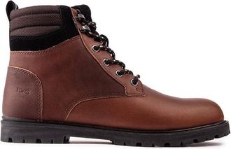 Toms Toms Mens Ashland Boots - Brown Leather - Size UK 12