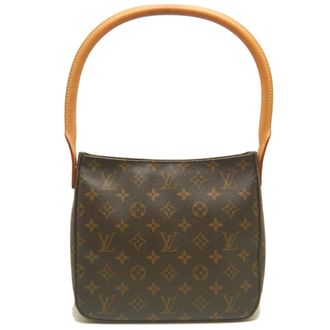 Louis Vuitton Brown Monogram Canvas Shoulder Bag Tote Bag (Pre-Owned)